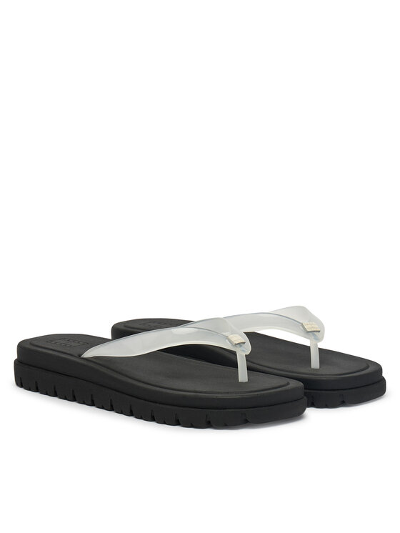 Tommy Jeans Tommy Jeans Σαγιονάρες Tjw Cleated Jelly Summer Sandal EN0EN02954 Λευκό