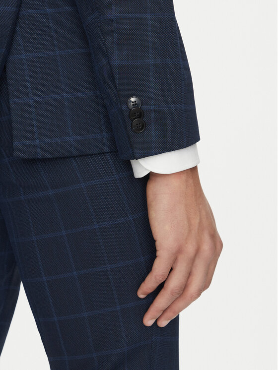 HUGO HUGO Garnitur Arti/Hesten232X 50535473 Granatowy Extra Slim Fit