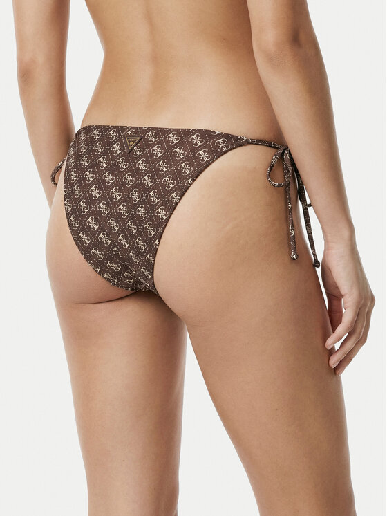 Guess Guess Spodnji del bikini E6GO29 KCBJ0 Rjava
