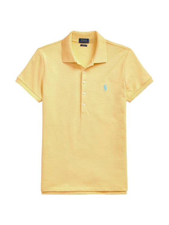 Polo Ralph Lauren Polo Ralph Lauren Pólóing 211870245030 Sárga Slim Fit