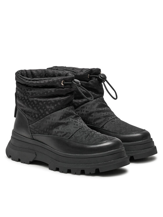 BOSS Boss Botine Foster Bootie CBBNY 50523505 Negru