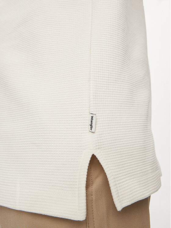 Wrangler Wrangler Polokošeľa Rugby 112350413 Écru Relaxed Fit
