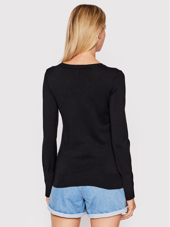 Guess Guess Pulover W2YR31 Z2V62 Negru Regular Fit