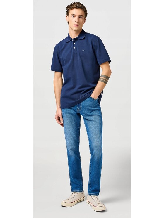 Wrangler Wrangler Jeansy Larston Niebieski Slim Fit