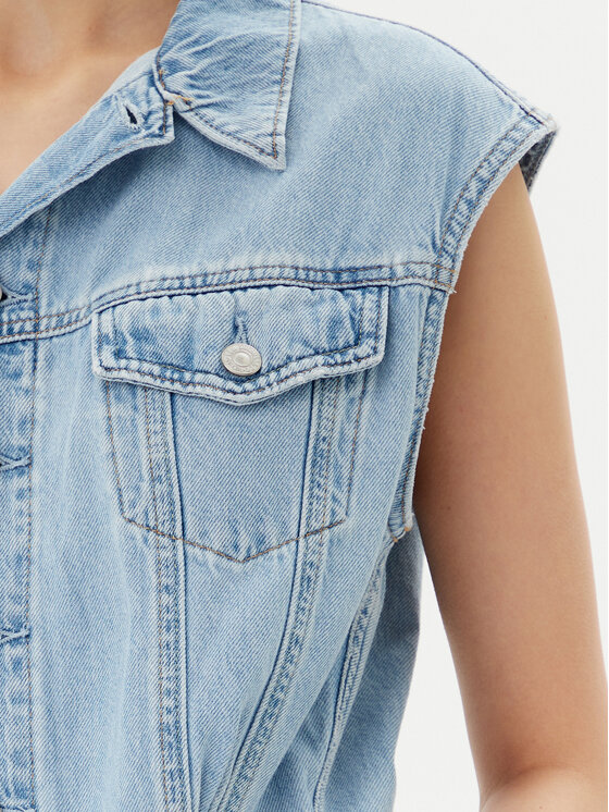 Levi's® Levi's® Džinsinė suknelė Iconic 001WF-0002 Mėlyna Standard Fit