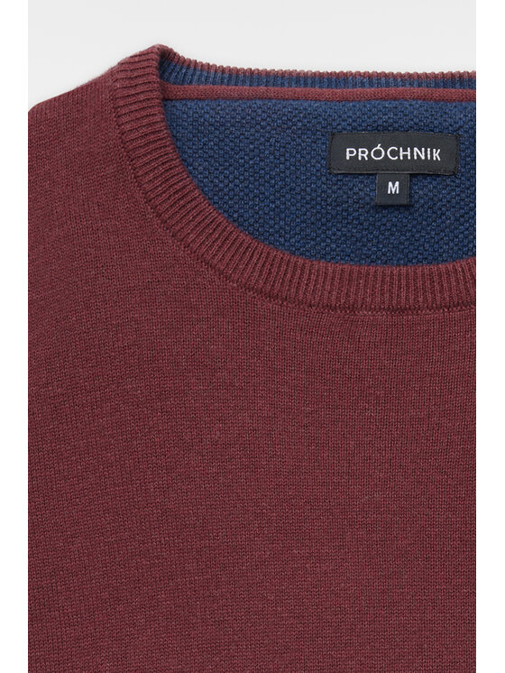 Próchnik Próchnik Sweter PM8 SW073224000011 Bordowy Regular Fit