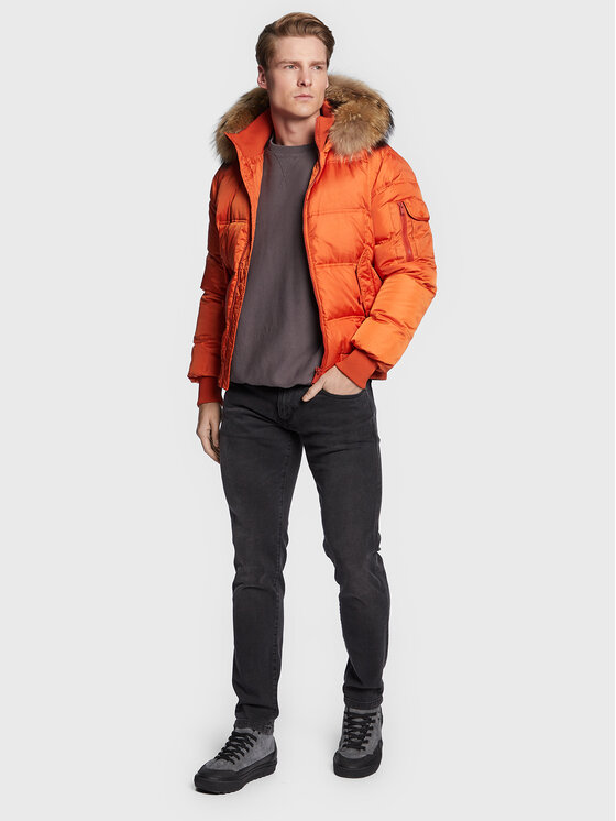 Bomboogie Bomboogie Μπουφάν πουπουλένιο JM 603P T NIW Πορτοκαλί Regular Fit