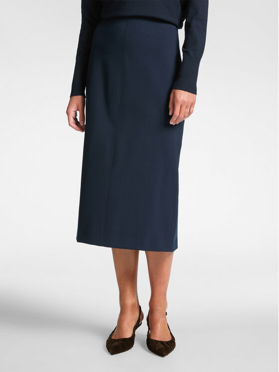 Elena Mirò Elena Mirò Spódnica midi 1802Z000056N034 Niebieski Slim Fit