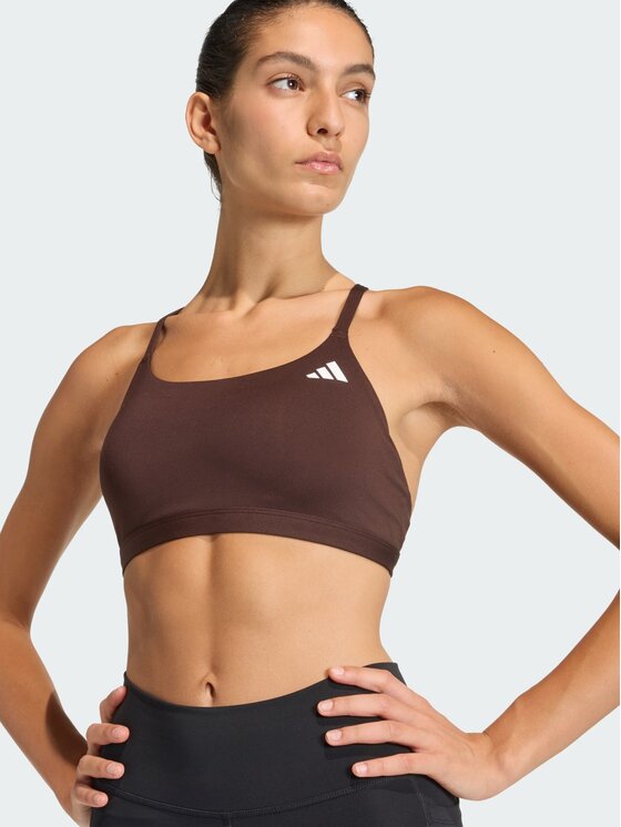 adidas adidas Biustonosz sportowy 164873 Brązowy
