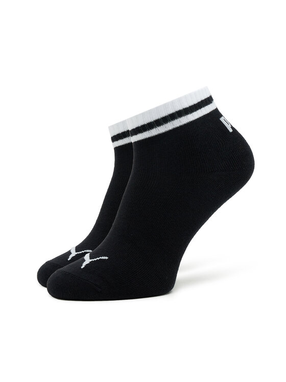 Puma Puma Набір з 2 пар високих шкарпеток unisex Heritage Quarter 2P Unisex 907946 Чорний