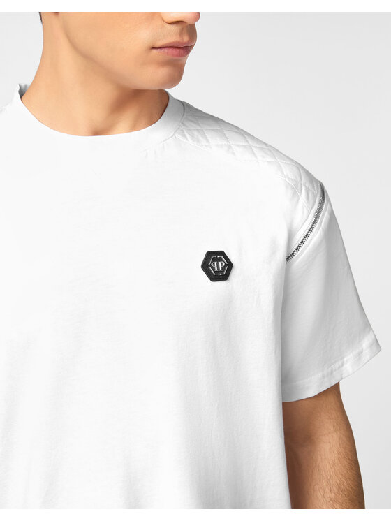 PHILIPP PLEIN PHILIPP PLEIN T-Shirt 27123 Biały Regular Fit