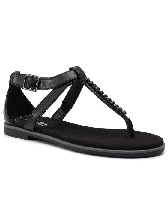 Clarks Clarks Sandały Bay Poppy 261421634 Czarny