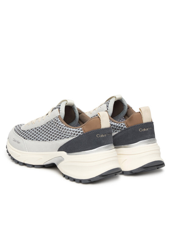 Calvin Klein Calvin Klein Sneakersy Hike Runner Lace Up Techmix YW0YW02030 Béžová