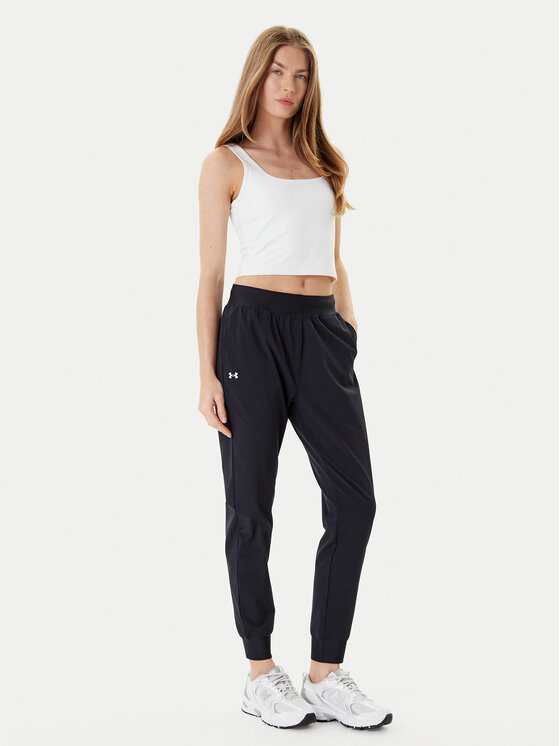 Under Armour Under Armour Teplákové nohavice Armoursport High Rise Wvn Pnt 1382727-001 Čierna Loose Fit