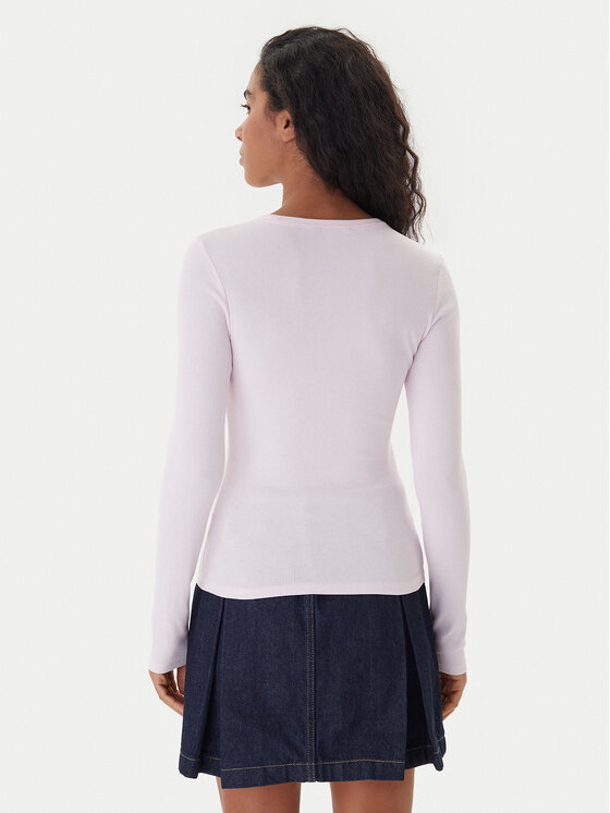 Tommy Jeans Tommy Jeans Blusa DW0DW20178 Rosa Slim Fit