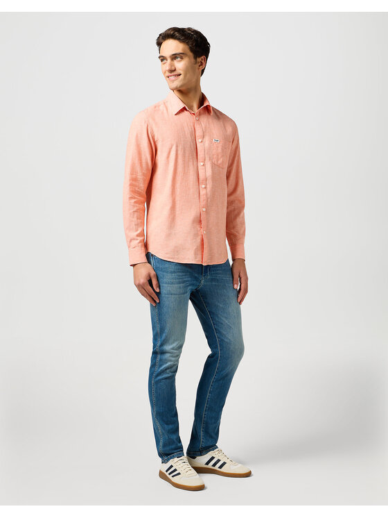 Wrangler Wrangler Jeansy LARSTON Niebieski Slim Fit