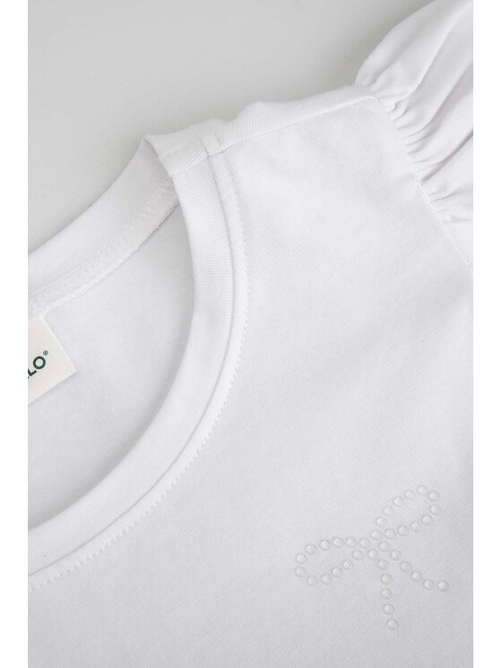 Coccodrillo Coccodrillo T-Shirt XCX143201EJG-001 Biały Regular Fit
