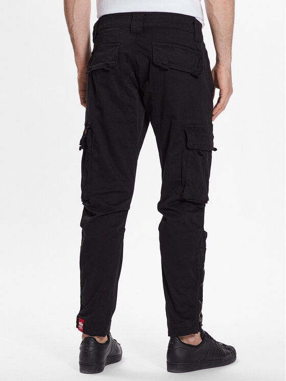 Alpha Industries Alpha Industries Spodnie materiałowe Task Force 106203 Czarny Regular Fit