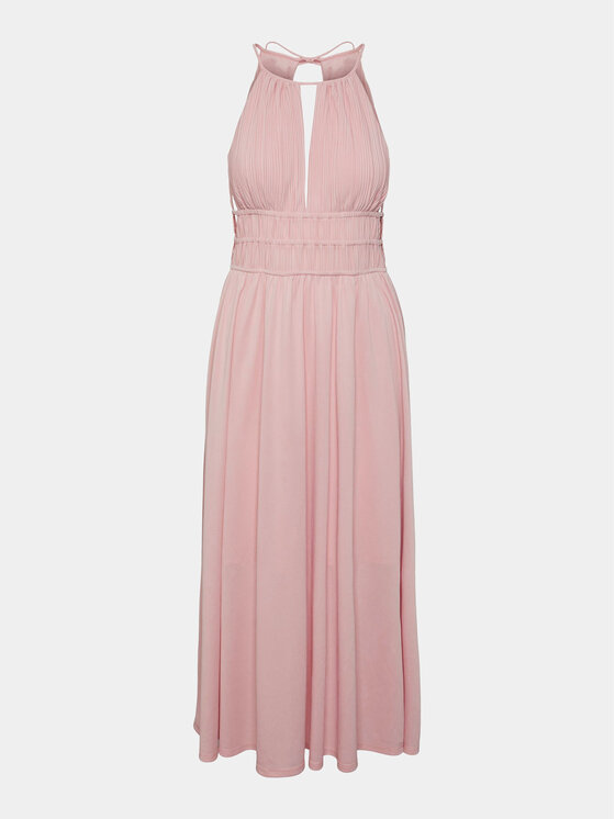 YAS YAS Koktejlové šaty Olinda 26032460 Růžová Regular Fit