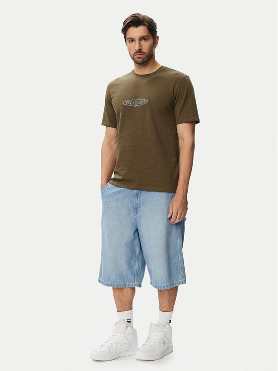 Quiksilver Quiksilver T-shirt W126-QSMTS-1005-33X Cachi Regular Fit