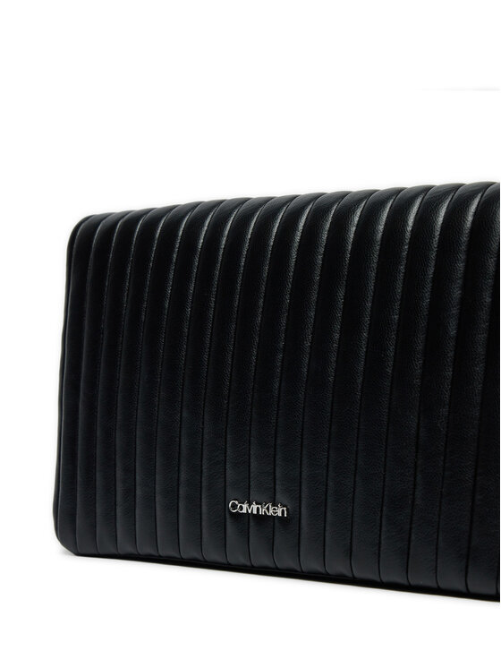Calvin Klein Calvin Klein Rankinė Mini Line Quilt Crossbody K60K613079 Juoda
