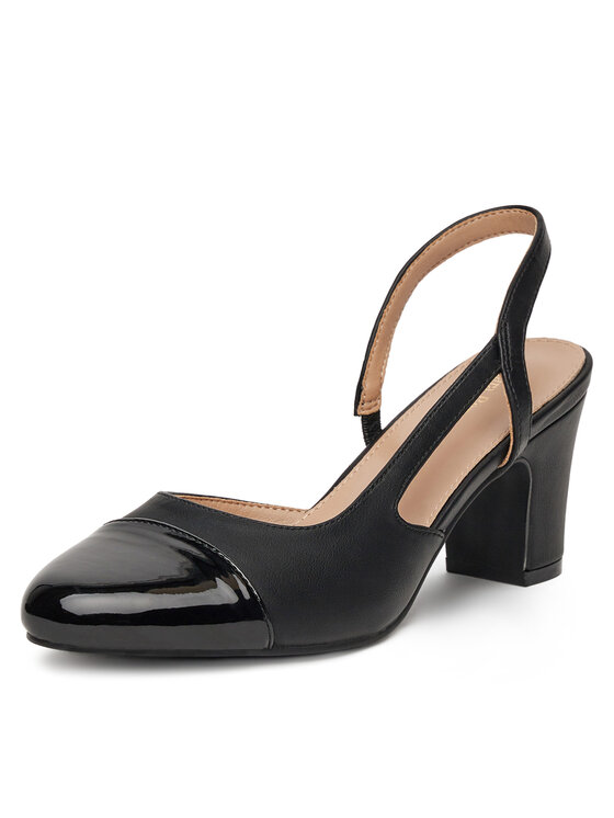 Clara Barson Clara Barson Czółenka WS24202-01 Czarny