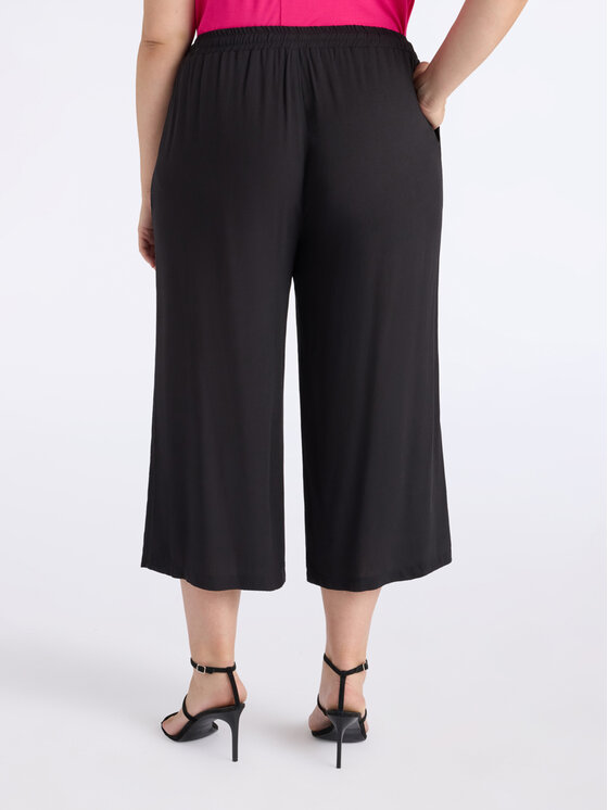 Fiorella Rubino Fiorella Rubino Spodnie materiałowe P004L002291N033 Czarny Regular Fit