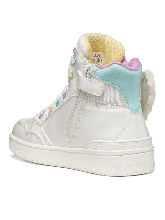 Geox Geox Laisvalaikio batai J Washiba Girl J66HXA 0NFKN C0761 M Balta
