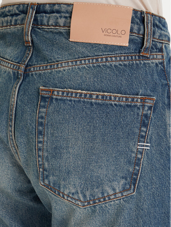 ViCOLO ViCOLO Farmer DF5048 Kék Regular Fit