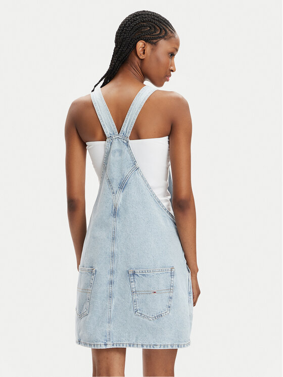 Tommy Jeans Tommy Jeans Vestito di jeans Flag DW0DW18116 Blu Regular Fit