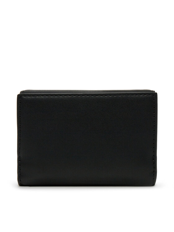 Calvin Klein Calvin Klein Sieviešu maks Ck Must Small Trifold W/Zip LV04F1030G Melns