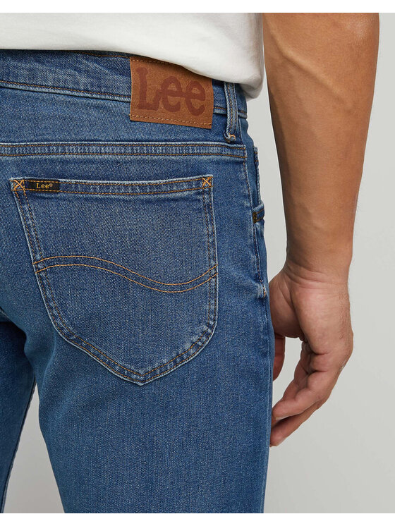 Lee Lee Jeansy RIDER Niebieski Slim Fit