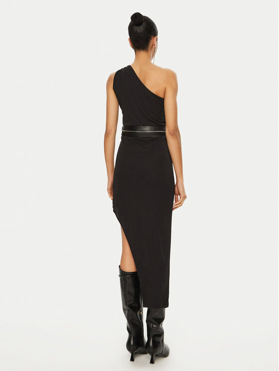 Patrizia Pepe Patrizia Pepe Φόρεμα κοκτέιλ 8A1253 J171 Μαύρο Regular Fit