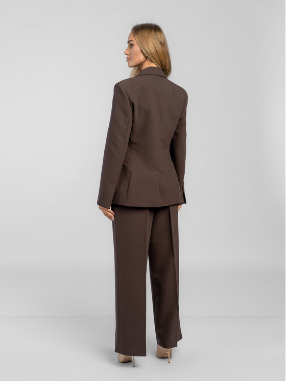 Salme Salme Oblek Oprah Hnedá Regular Fit