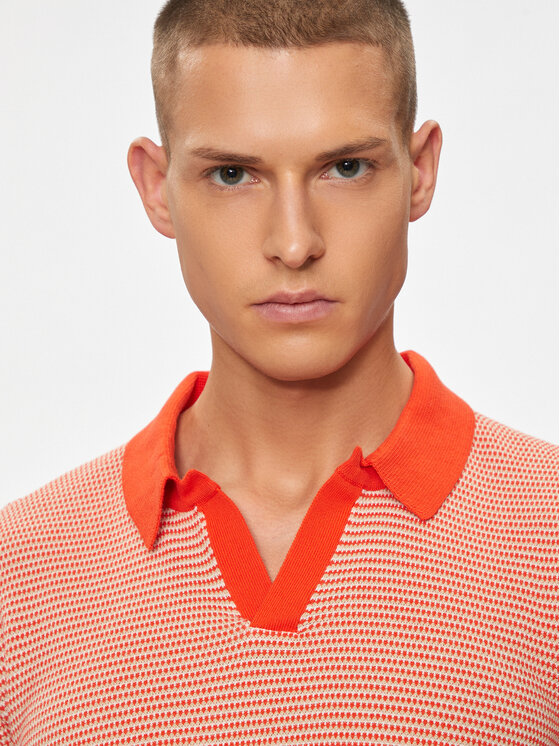 United Colors Of Benetton United Colors Of Benetton Polo marškinėliai 1094K3014 Raudona Regular Fit