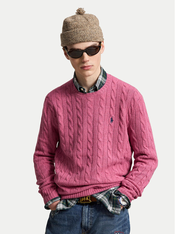 Polo Ralph Lauren Polo Ralph Lauren Светр 710876762501 Світло-рожевий Regular Fit