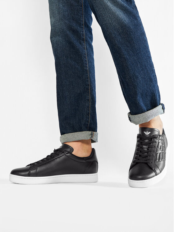 EA7 Emporio Armani EA7 Emporio Armani Laisvalaikio batai Juoda