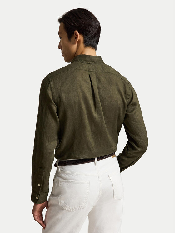 Polo Ralph Lauren Polo Ralph Lauren Риза 710966294508 Зелен Regular Fit