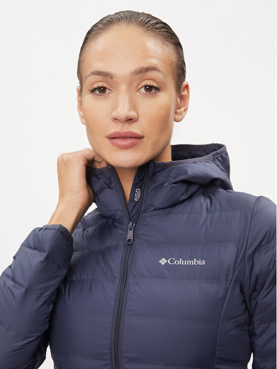 Columbia Columbia Vatovaná bunda Down Long Jacket 1859672 Tmavomodrá Regular Fit