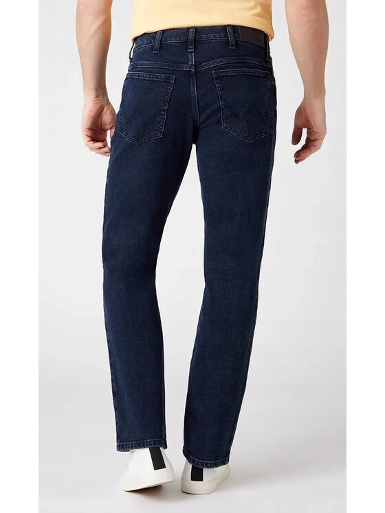 Wrangler Wrangler Jeansy Straight Niebieski Regular Fit
