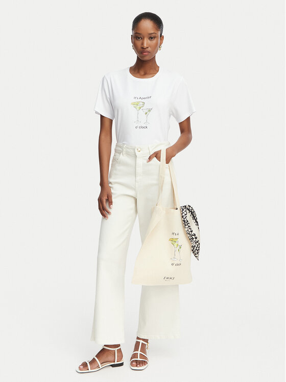 Marella Marella T-Shirt Emme by Marella Gola 2615971072 Creme Regular Fit