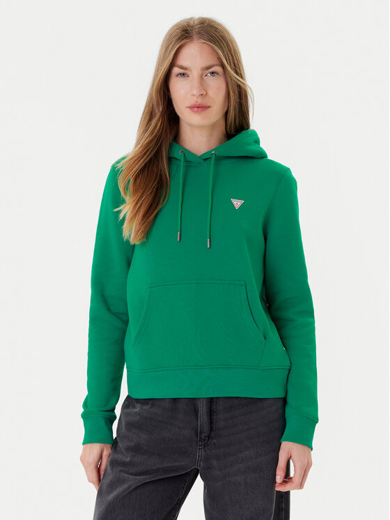 Guess Jeans Guess Jeans Bluză W4YQ04 KC811 Verde Regular Fit