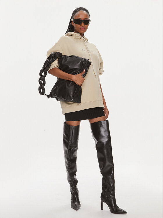 PINKO Pinko Μπλούζα Skype 101685 A1N7 Μπεζ Relaxed Fit