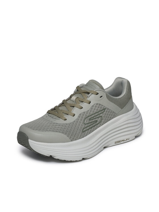 Skechers Skechers Buty do biegania 129470-OLV Zielony ciemny