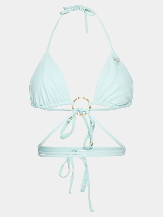 Guess Guess Góra od bikini E4GJ45 MC04R Błękitny