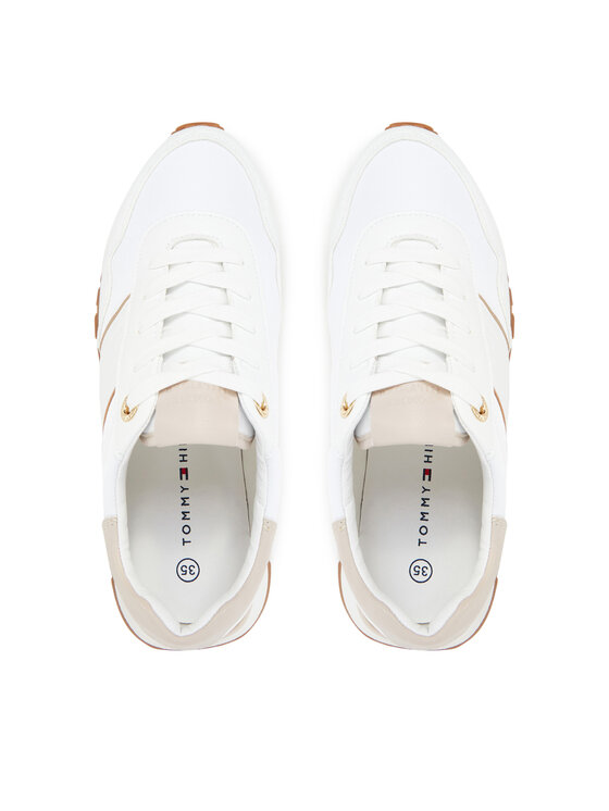 Tommy Hilfiger Tommy Hilfiger Sneakersy Low Cut Lace T3A9-33758-1695 S Biały