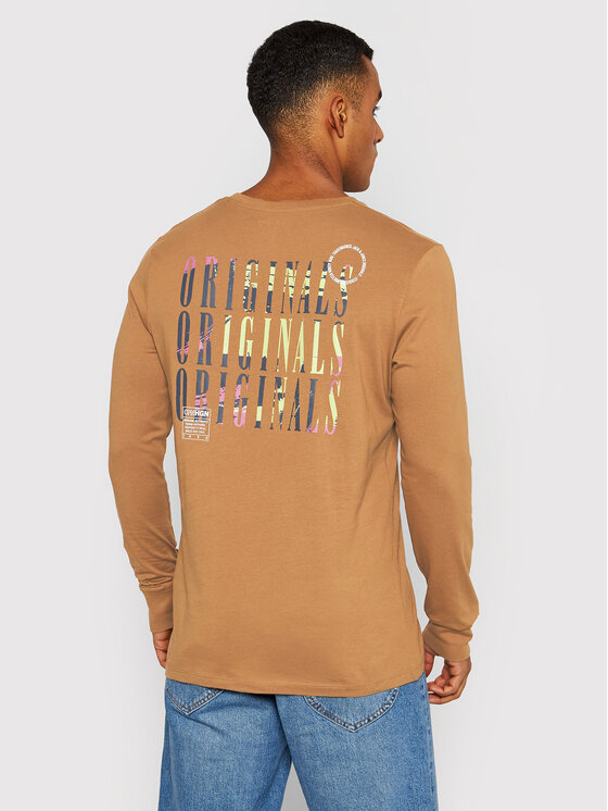 Longsleeve Collage 12197883 Marrone Regular Fit