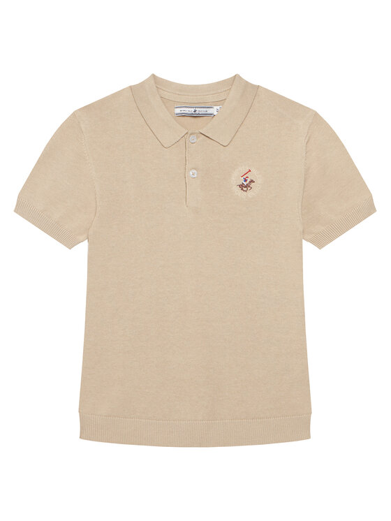 Beverly Hills Polo Club Tricou polo 76B5W0031 Bej Regular Fit