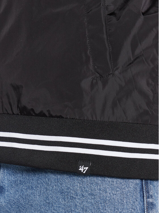 47 Brand 47 Brand Kurtka bomber New York Yankees Wordmark 47 Drift Track Jacket Czarny Regular Fit