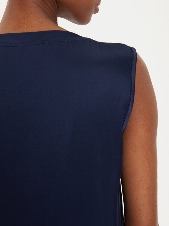 ViCOLO ViCOLO Blúz TB0038 Sötétkék Regular Fit